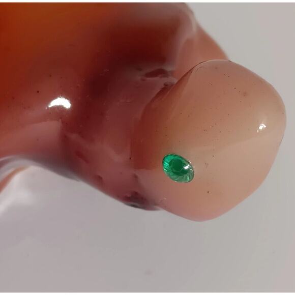 Lot of 2 Vintage Turtle Candle Glazed Wax Plastic Eyes Luccia Miami FL - Picture 12 of 16